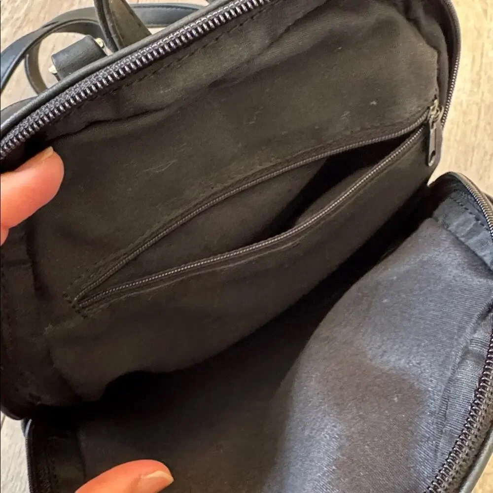 Y2k Guess Mini Black Nylon Backpack Small Travel Backpack Coquette